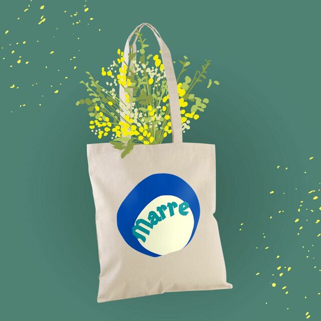 MARRE ! 🌊 CAPSULE OCEAN 🌊 Totebag 100% recyclé épais 2 coloris