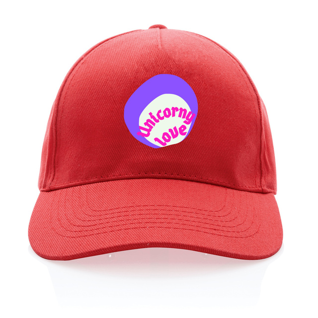 🦄 UNICORNY LOVE 🦄 💜 Casquette 100% recyclée 5 coloris - Image