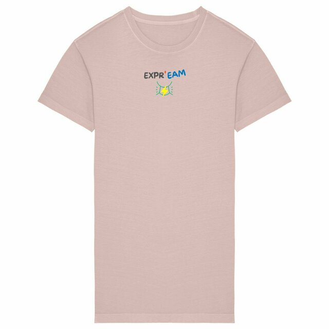 EXPR'EAM 🦜 EN COULEURS 🦜 Robe T-shirt 100% coton biologique - Image