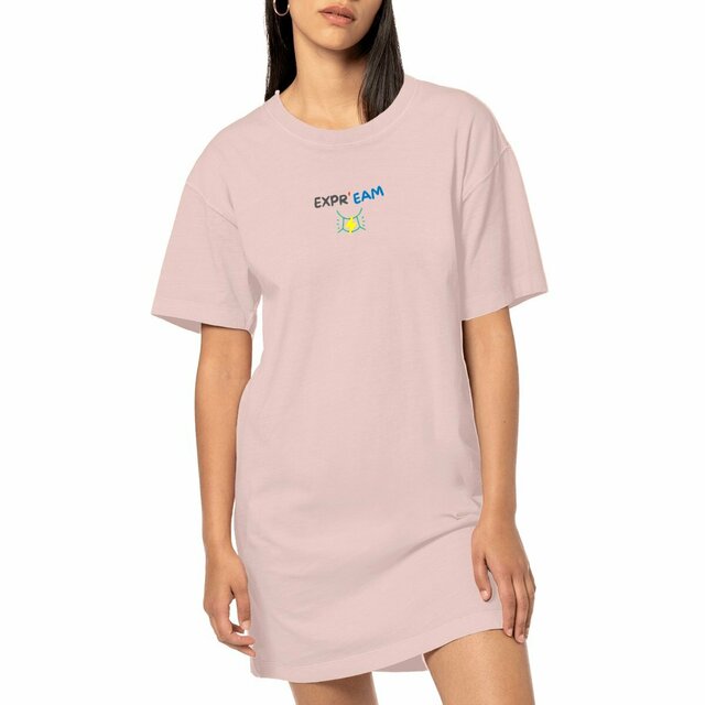 EXPR'EAM 🦜 EN COULEURS 🦜 Robe T-shirt 100% coton biologique
