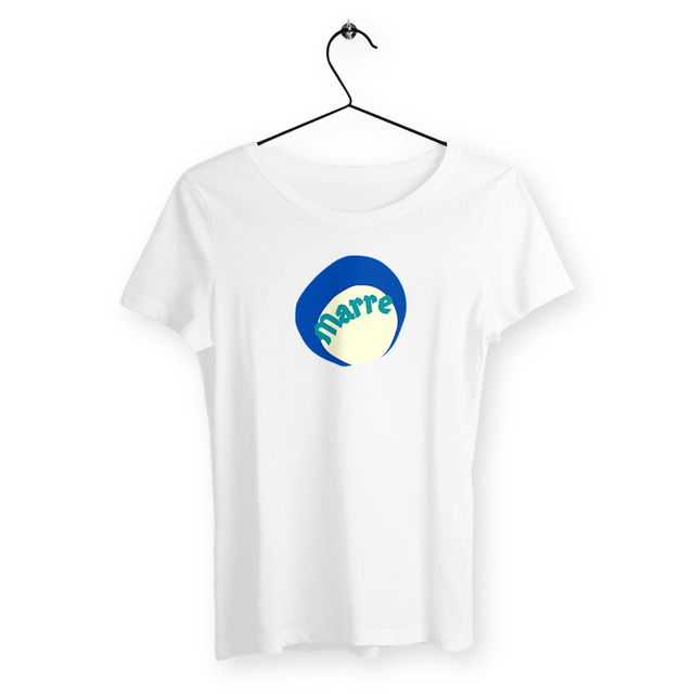 MARRE 🌊 CAPSULE OCEAN 🌊 T-shirt Femme 100% coton conversion biologique 5 coloris - Image