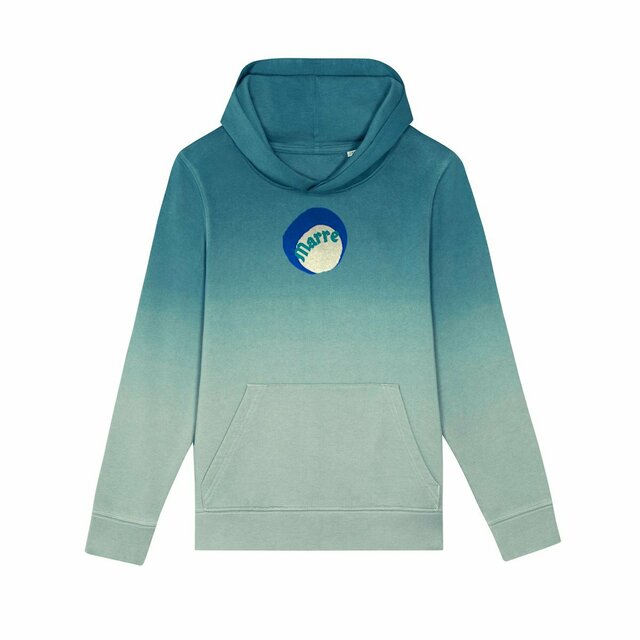 MARRE ! 🌊 CAPSULE OCEAN 🌊 Sweat à capuche Enfant Dip Dye 100% coton biologique  - Image