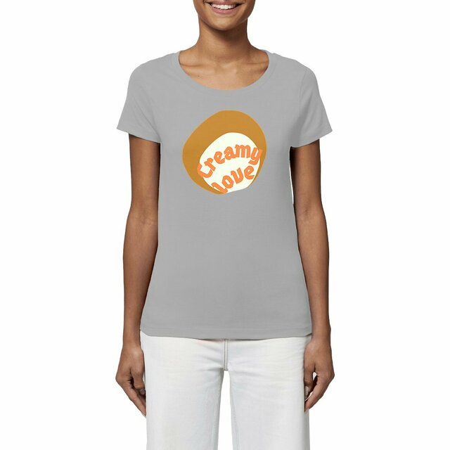 🥞 CREAMY LOVE 🥞 🧡 T-shirt léger 100% coton biologique 4 coloris