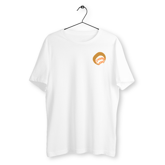 🥞 CREAMY LOVE 🥞 🧡 T-shirt classique 100% coton en conversion biologique 5 coloris - Image