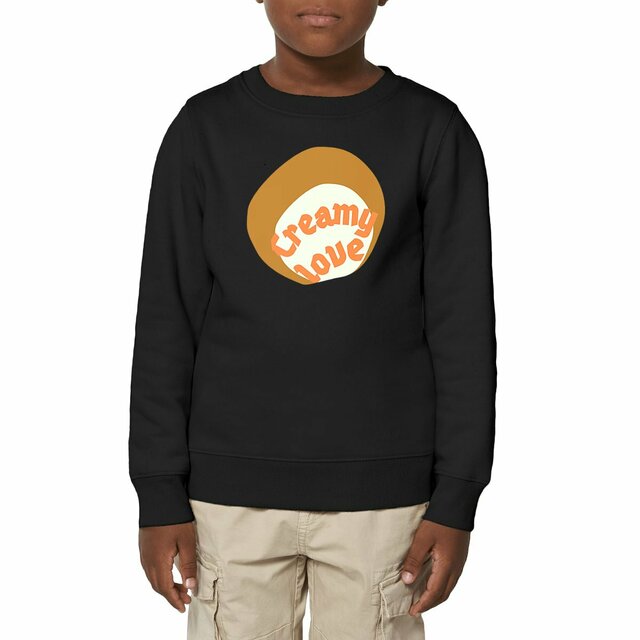 🥞 CREAMY LOVE 🥞 🧡 Sweat épais Enfant.Ado écologique 3 coloris