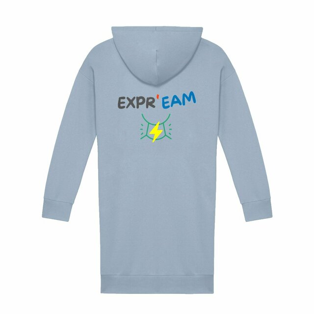 Robe Expr'eam sweat 65% coton biologique 35% polyester recyclé  - Image