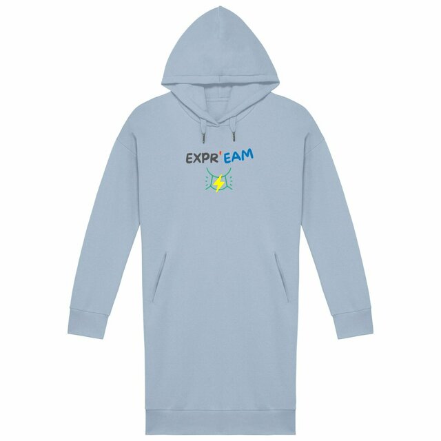 Robe Expr'eam sweat 65% coton biologique 35% polyester recyclé 