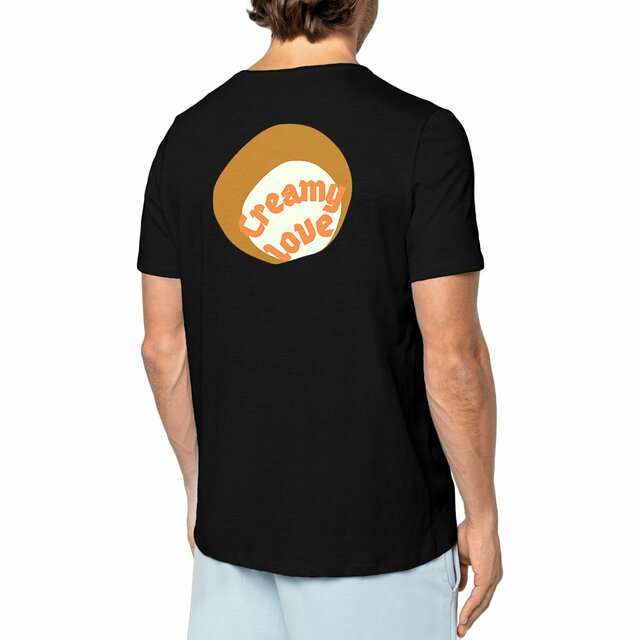 🥞 CREAMY LOVE (dos) 🥞 🧡 T-shirt Slub 100% coton biologique 3 coloris