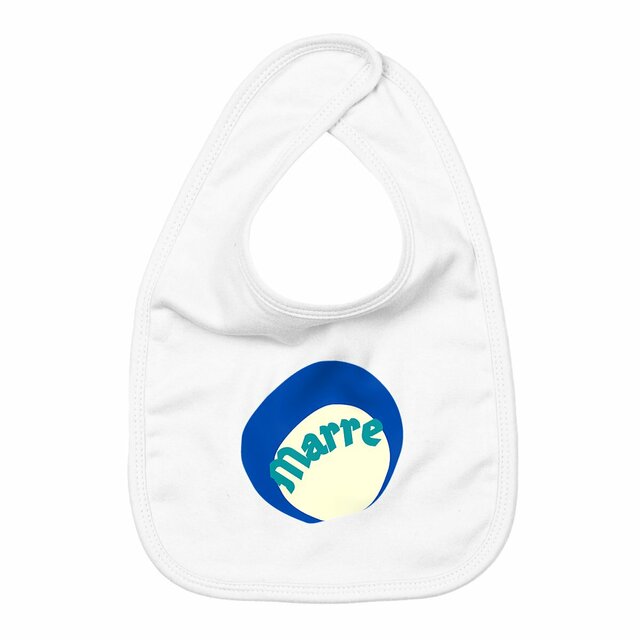 MARRE ! 🌊 CAPSULE OCEAN 🌊 Bavoir 100% coton biologique 3 coloris - Image