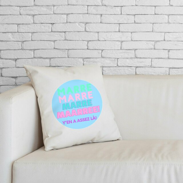 MARRE 🍬 MACARON SWEETY 🍬 Coussin et sa housse