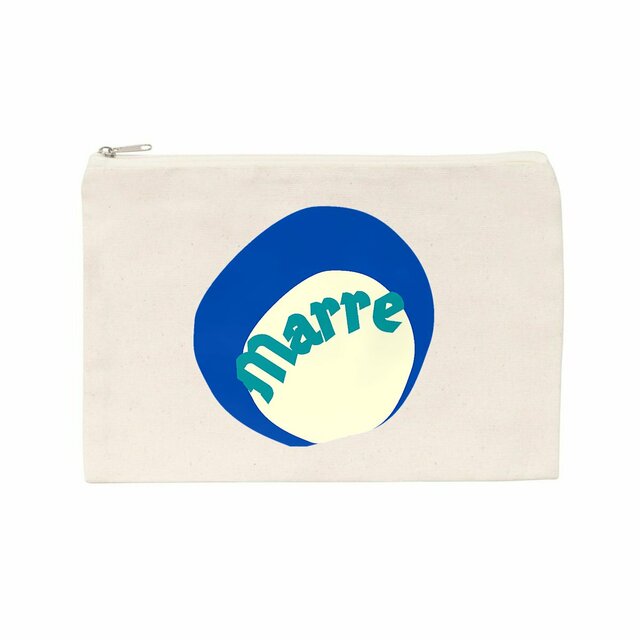 MARRE ! 🌊 CAPSULE OCEAN 🌊 Pochette 100% coton recyclé  - Image