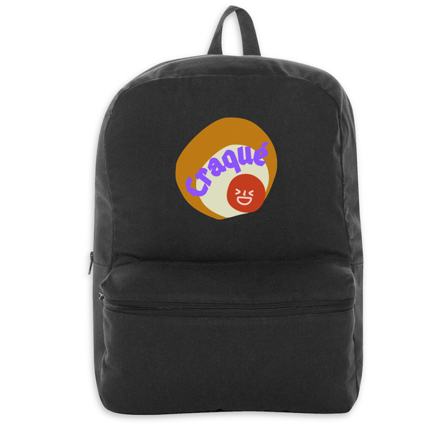 CRAQUE 🤎 😜 CAPSULE CAMEL MARRON CREME 😜 Sac à dos 100% recyclé 3 coloris - Image