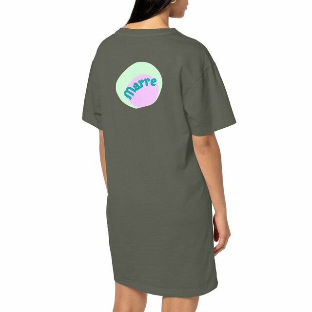 MARRE ! 🧚‍♀️ CAPSULE FAIRY 🧚‍♀️ Robe t-shirt vintage 100% coton biologique 3 coloris 