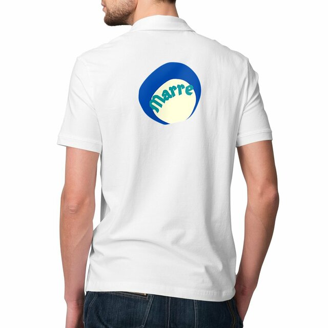 MARRE 🌊 CAPSULE OCEAN (dos) 🌊 T-shirt polo léger 100% coton biologique 4 coloris