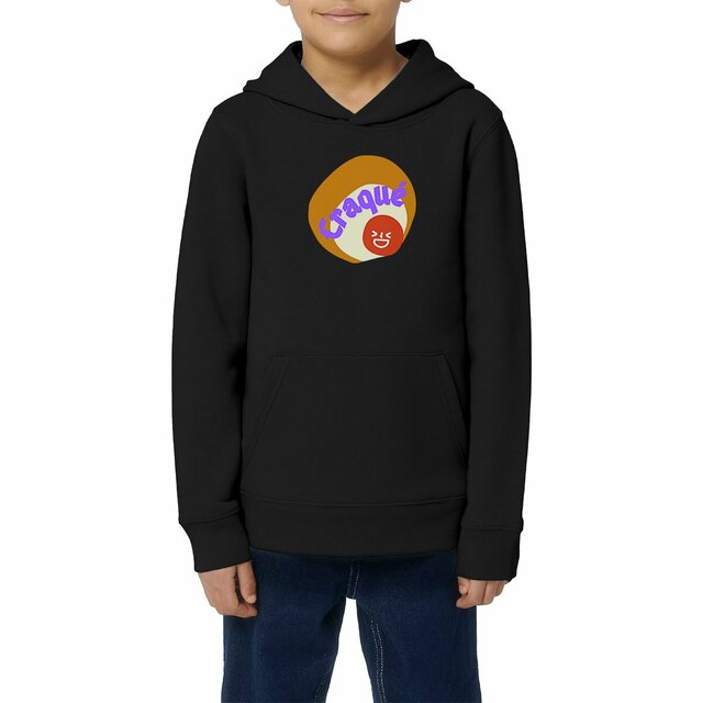 CRAQUE 🤎 😜 CAPSULE CAMEL MARRON CREME 😜 Sweat capuche léger Enfant & Ado
