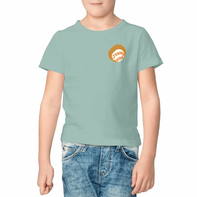 🥞 CREAMY LOVE 🥞 🧡 T-shirt épais Enfant.Ado 100% coton biologique 6 coloris