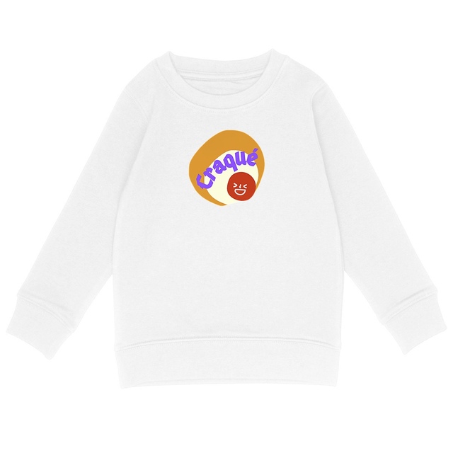 CRAQUE 🤎 😜 CAPSULE CAMEL MARRON CREME 😜 Sweat léger Enf & Ado 4 coloris - Image