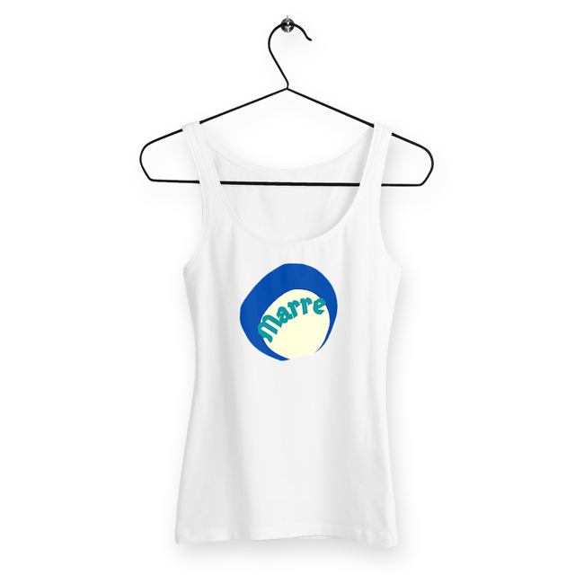 MARRE ! 🌊 CAPSULE OCEAN 🌊 Débardeur Femme cintré 100% coton biologique 5 coloris - Image