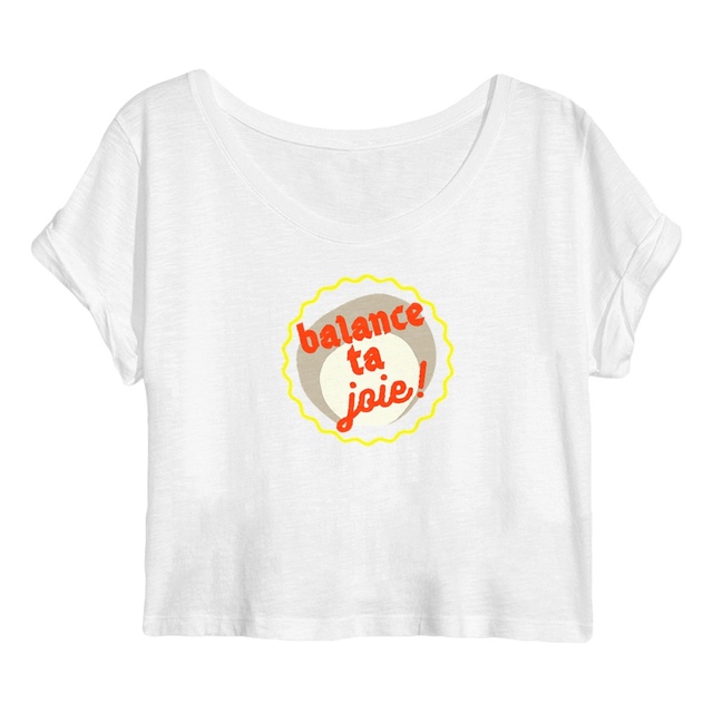 BTJ ! Crop top capsule rouge kaki jaune  - Image