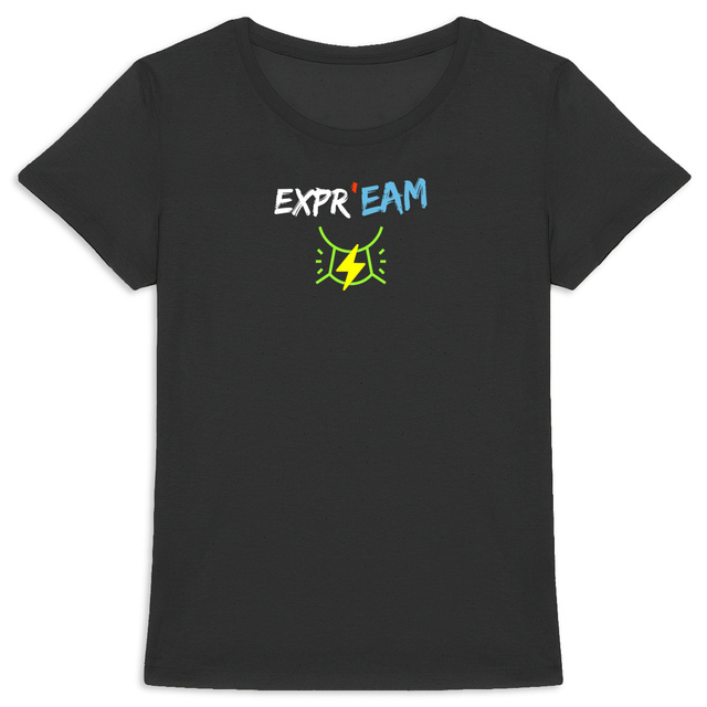 EXPR'EAM  🦜 EN COULEURS 🦜 T-shirt 100% coton biologique 7 coloris - Image