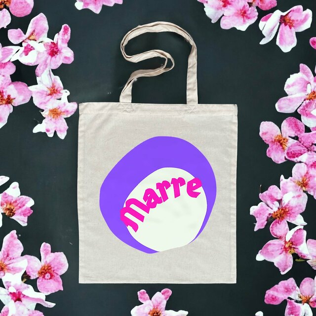 MARRE 🦄 CAPSULE LICORNE 🦄 Totebag léger 100 % coton biologique