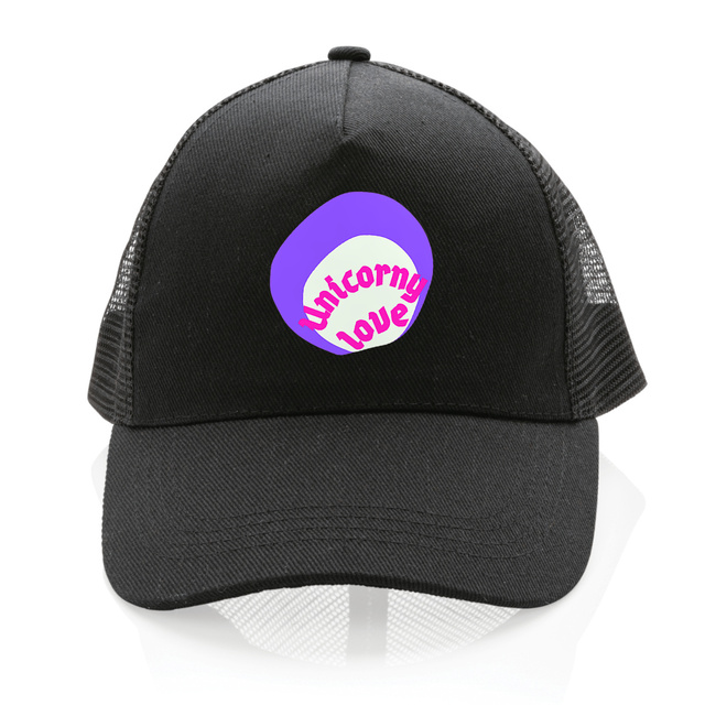 🦄 UNICORNY LOVE 🦄 💜 Casquette 100% coton recyclé 3 coloris