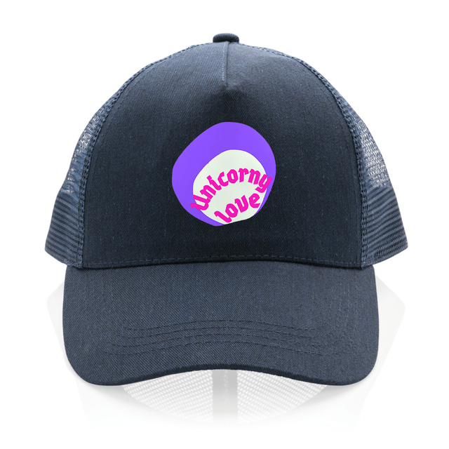 🦄 UNICORNY LOVE 🦄 💜 Casquette 100% coton recyclé 3 coloris - Image