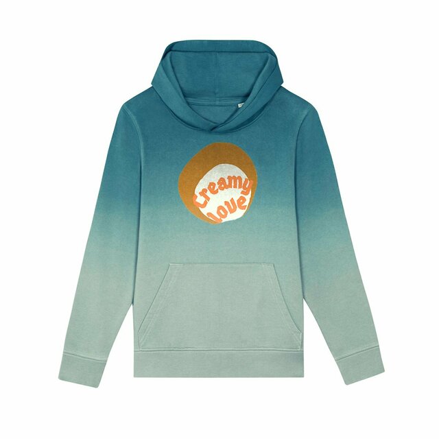 Sweat à capuche Enfant.Ado Dip dye 100% coton biologique - Image