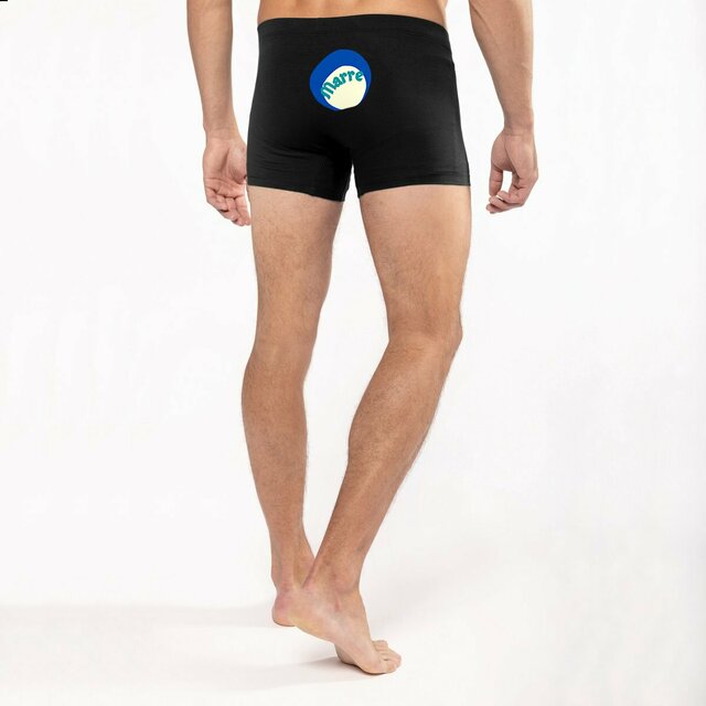 MARRE ! 🌊 CAPSULE OCEAN (dos) 🌊 Boxer 95% coton biologique 3 coloris