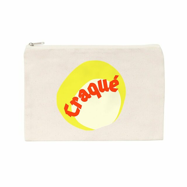CRAQUE 🔥 CAPSULE PUNCHY 🔥 Pochette - trousse 100% coton recyclé - Image