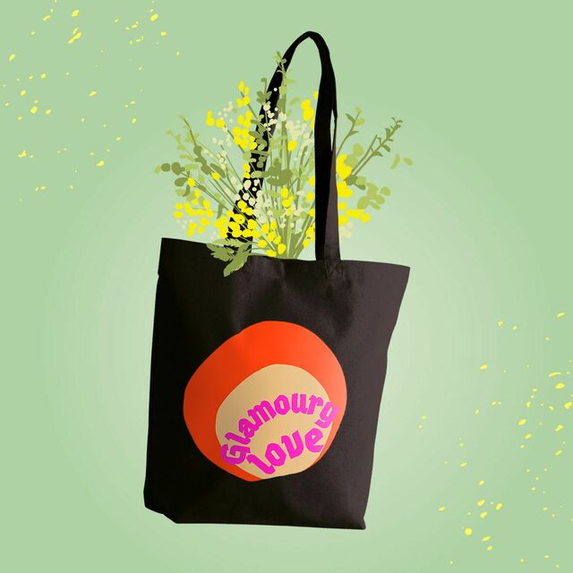 💄 GLAMOURY LOVE 💄 💖 Totebag 100% recyclé 2 coloris 