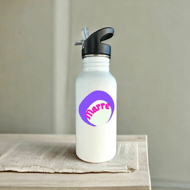 MARRE 🦄 CAPSULE LICORNE 🦄 Gourde - bouteille en inox avec paille