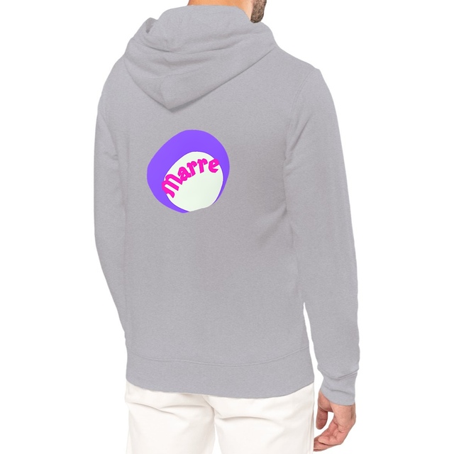 MARRE 🦄 CAPSULE LICORNE (au dos) 🦄 Sweat à capuche léger écologique 5 colo