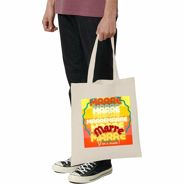MARRE ! 🌅 Tampon Soleil 🌅 Totebag 100% coton biologique