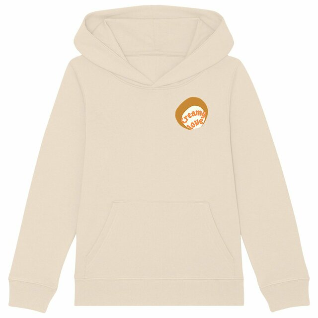 🥞 CREAMY LOVE 🥞 🧡 Sweat à capuche épais Enfant.Ado écologique 3 coloris - Image