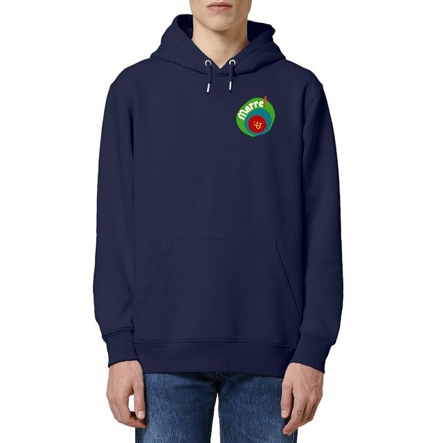 MARRE ! 😆 SMILEY VERT BLEU 😆  Sweat capuche épais 5 coloris