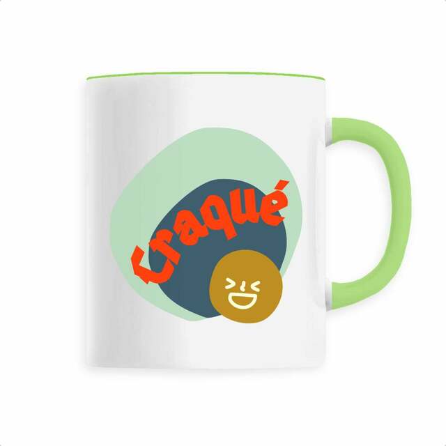CRAQUE 😜 CAPSULE VERT CAMEL 😜 Mug céramique à anse 6 coloris