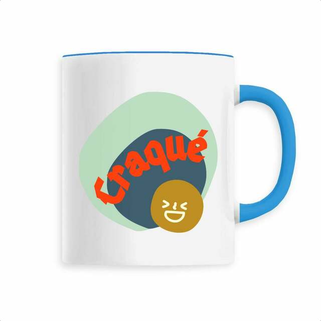 CRAQUE 😜 CAPSULE VERT CAMEL 😜 Mug céramique à anse 6 coloris - Image