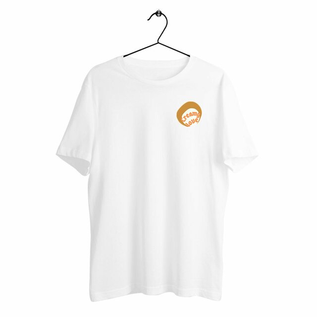 🥞 CREAMY LOVE 🥞 🧡 T-shirt épais 100% coton biologique 10 coloris - Image