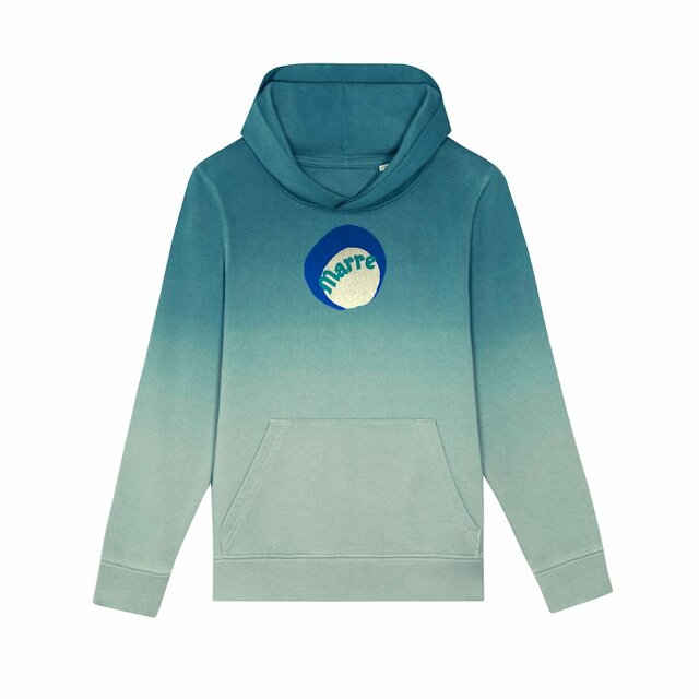 MARRE ! 🌊 CAPSULE OCEAN 🌊 Sweat à capuche Enfant Dip Dye 100% coton biologique - Image