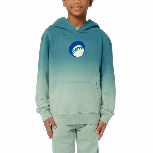 MARRE ! 🌊 CAPSULE OCEAN 🌊 Sweat à capuche Enfant Dip Dye 100% coton biologique