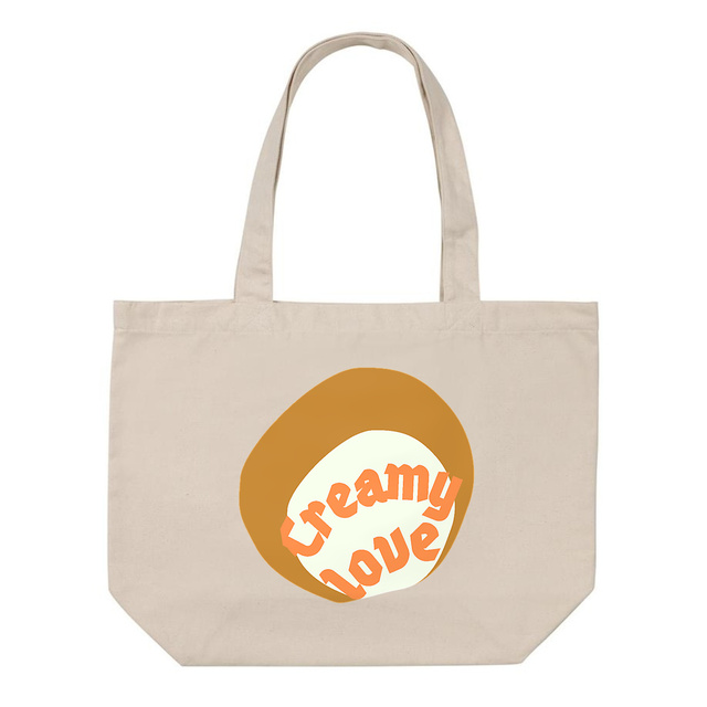 🥞 CREAMY LOVE 🥞 🧡 Shopping bag 100% recyclé