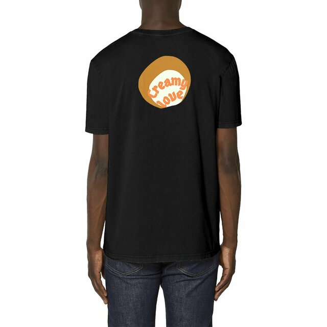 🥞 CREAMY LOVE (dos) 🥞 🧡 T-shirt vintage 100% coton biologique 4 coloris
