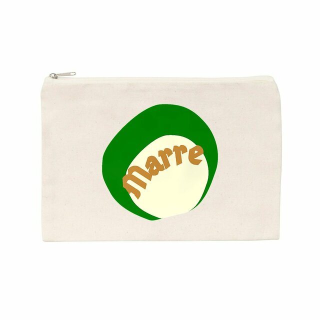 🍀 MARRE CAPSULE NATURE 🍀 Pochette - trousse 100 % coton recyclé - Image