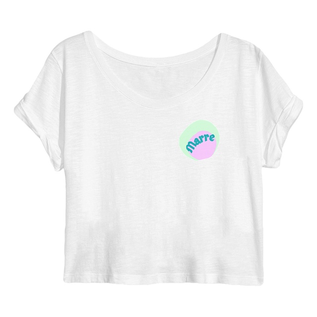 MARRE ! 🧚‍♀️ CAPSULE FAIRY 🧚‍♀️ Crop top 100% coton biologique 3 coloris - Image