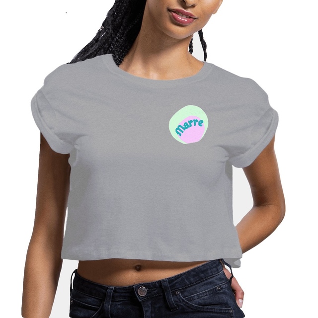 MARRE ! 🧚‍♀️ CAPSULE FAIRY 🧚‍♀️ Crop top 100% coton biologique 3 coloris