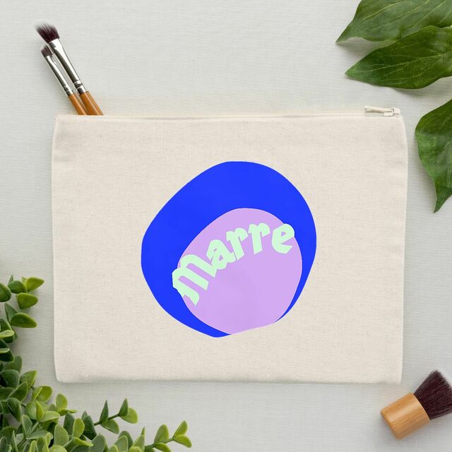MARRE ! 🔮 CAPSULE FANTASY 🔮 Pochette - trousse 100 % coton recyclé