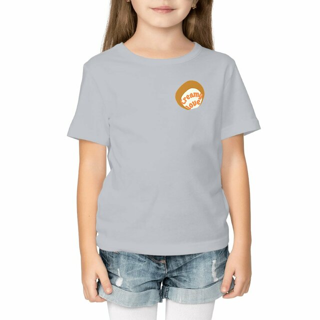 🥞 CREAMY LOVE 🥞 🧡 T-shirt léger Enfant.Ado 100% coton en conversion bio 3 coloris