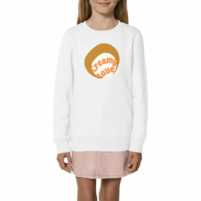 🥞 CREAMY LOVE 🥞 🧡 Sweat léger Enfant.Ado écologique 4 coloris