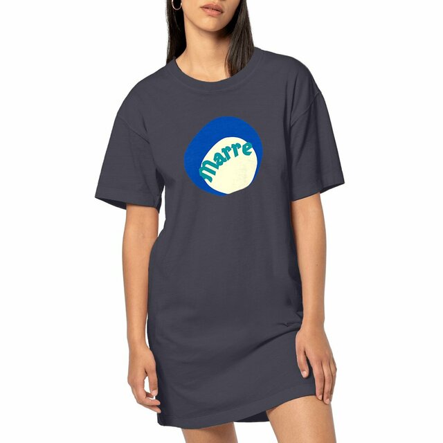 MARRE ! 🌊 CAPSULE OCEAN 🌊 Robe T-shirt Vintage Femme 100% coton biologique 3 coloris
